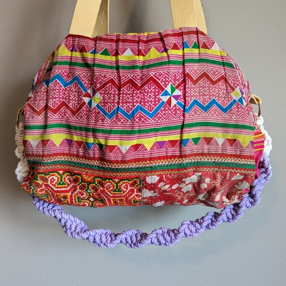 Tricia Fix DayTripper Weekender Small Duffle Tote Embellished Bag - Picture 9 of 16